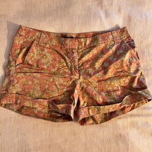 J Crew floral print cotton shorts. Size 8. Runs slightly large.